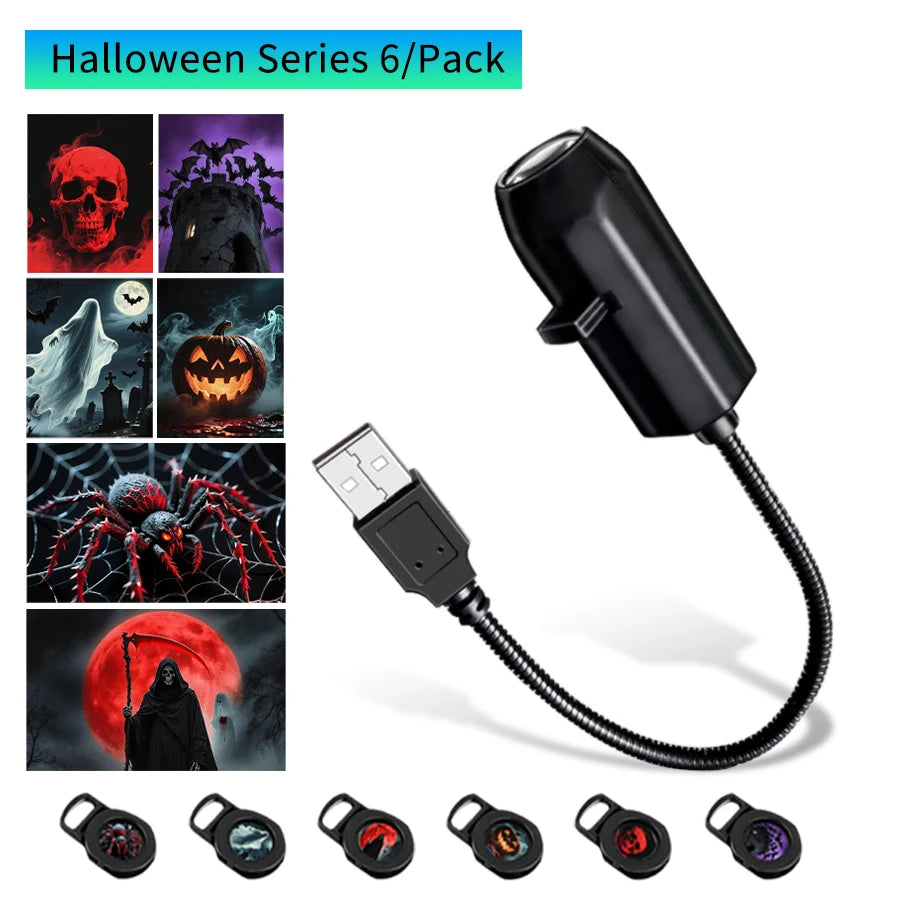 Product card highlighting skull-focused Halloween film set.